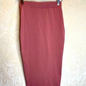 Rose pencil skirt